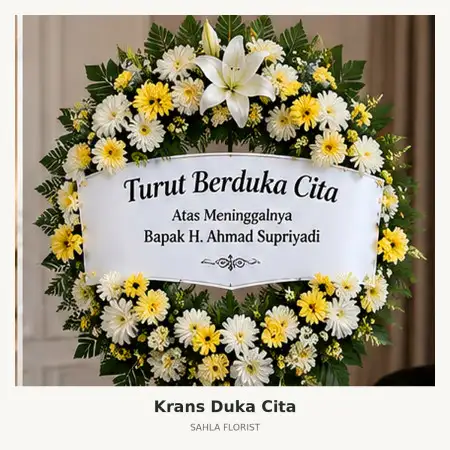 Krans Bunga Duka Pakuwon Mall Jogja